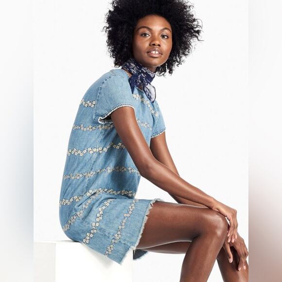 LUCKY BRAND Floral Shift Dress in Honey Grove Size XL NWT - Picture 10 of 11